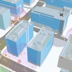 Building dynamic spatial information for live digital twins in urban areas