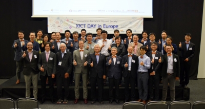 KICT Day in Europe 행사 개최 후 각국 관계자들과 기념 촬영